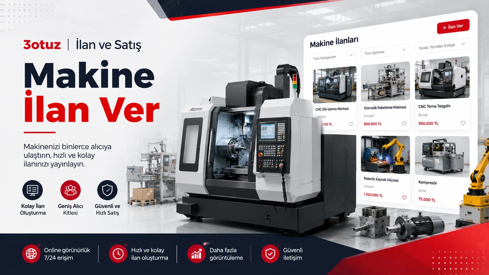 Makine İlanı Nasıl Verilir?